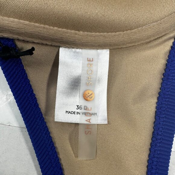 Shade And Shore Women's Sz 36D Swim Bikini Top Lightly Lined Under Wire Blue New - Picture 13 of 14